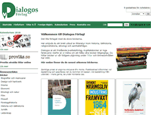 Tablet Screenshot of dialogosforlag.se